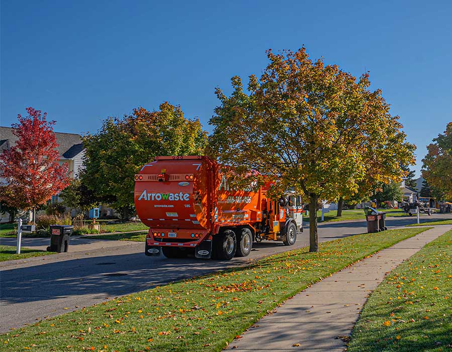 sustainable recycling green garbage service